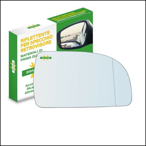 Specchio adesivo asferico lato passeggero per kia carens ii (fj) dal 2002-2006 (1/4)