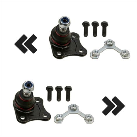 Testine coppia bracci snodi trapezi sospensione sx-dx audi seat skoda vw 96-2006