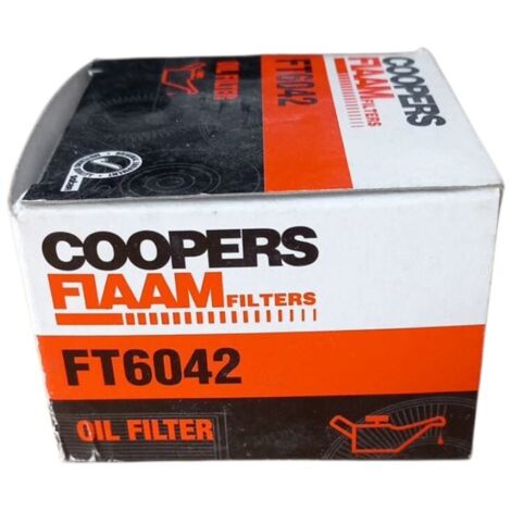 Filtro olio motore marca coopers fiaam codice filtro ft6042