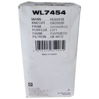 Filtro olio marca wix codice filtro wl7454