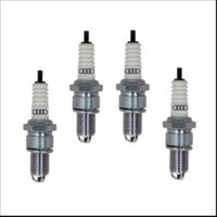 4 candele originali compatibili per vw vento 16 55kw motore (aee)