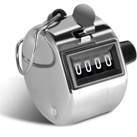 Compteur Manuel 4 Chiffres Compteur de Passage pour Compteur de Personnes, Sport de Golf, École des Formateurs