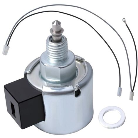 Peosaard 846639 Point De Solénoïde D'Arrêt De Carburant - 2 Pièces Compatible Briggs Stratton 33R777-0012-G1