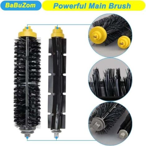 Accessoires kit pour iRobot Roomba 600 série 671 692 694 697 698 650 651 660 690 Rouleau de filtre à brosse balai Pièces de rechange