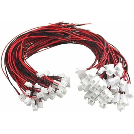 Lot de 20 Paires de câbles de connecteur JST 3 Broches Micro Lot de 20 Paires de câbles de connecteur JST 3 Broches Micro