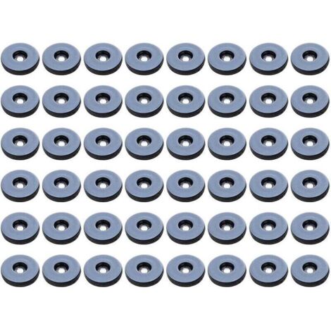 Patins Meubles,Lot de 48 patins de meubles ronds en téflon,Anti-vibration Patins Glisseurs pour Meubles,(Ronde) - 19 mm