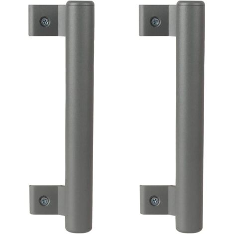 2 pièces poignée de porte coulissante 8 pouces matériau en alliage d'aluminium convient pour porte patio, porte en verre. Remplacement de certaines anciennes poignées de porte (1/5)