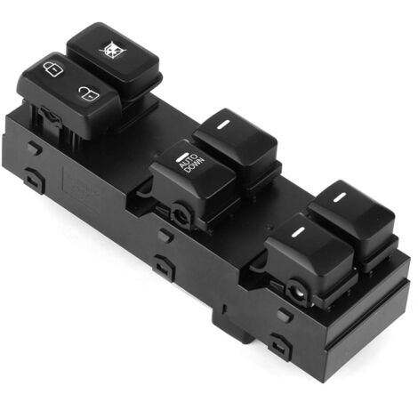 Interrupteur de lève-vitre électrique, 93570-3W000 16 broches avant gauche bouton de commutation de commande de lève-vitre électrique pour Kia Sportage 2011-2016 (1/5)