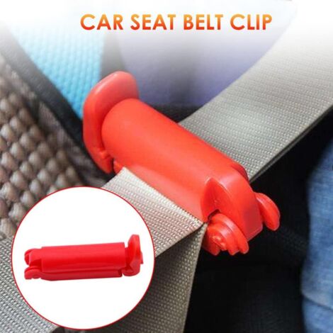 Lot De 4 Clips Bloque-ceinture De Sécurité Voiture - Ajustables, Pour Enfants Et Adultes, Sécurité Renforcée