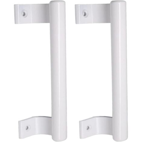 2 pièces poignée de porte coulissante 8 pouces matériau en alliage d'aluminium convient pour porte patio, porte en verre. Remplacement de certaines anciennes poignées de porte (1/5)