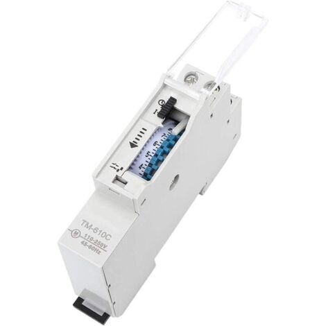 Interrupteur horaire de Rail Interrupteur de Commande de synchronisation de Rail DIN Intelligent Relais de minuterie TM610C 220V pour réverbère (1/5)