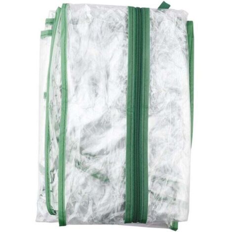 Housse de rechange pour serre à 3 couches, en plastique transparent, pour mini serre, pour cadre extérieur, accessoires de jardin (sans cadre) (1/5)