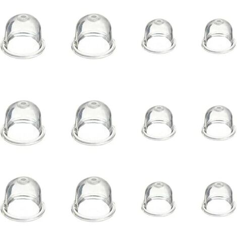 12 Pièces Carburateur Amorce Pompe Ampoule 19 mm et 22 mm Poire Pompe Amorcage Accessoires de Carburateur pour Debroussailleuse Tronçonneuse Souffleur Tondeuse (1/4)