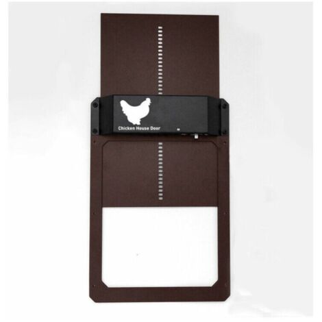Porte de poulailler domestiques automatique sensible à la lumière, porte de poulailler, porte pour animaux