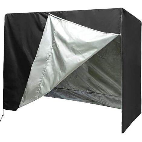 Housse de protection pour balancelle de jardin, 2/3 places, étanche, anti-poussière, anti-UV, indéchirable, pliable pour balancelle de jardin, terrasse, cour (1/5)