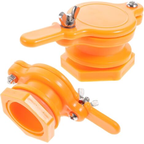 2 pcs Miel Gate Valve Robinet Extracteur de Miel Apiculture Bottling Outil Bee Gardant Fournitures Miel Robinet Outil Apiculteur équipements (Jaune)