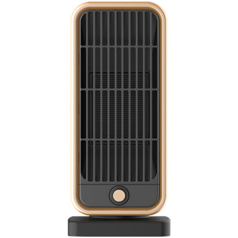 Piccolo riscaldatore ausiliario, termoventilatore in ceramica da 500 W, mini riscaldatore elettrico rapido PTC per camera da letto, ufficio, soggiorno, portatile, protezioni multiple, termostato e ris