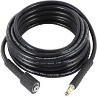 Tubo di prolunga per lavaggio auto, tubo flessibile per lavaggio auto ad alta pressione, tubo flessibile in gomma per lavaggio auto ad alta pressione, fabbrica per lavaggio auto (8 metri)