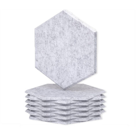 12 paneles hexagonales de insonorización, paneles autoadhesivos de alta densidad, adecuados para estudios, oficinas y separaciones familiares entre niños y adultos.