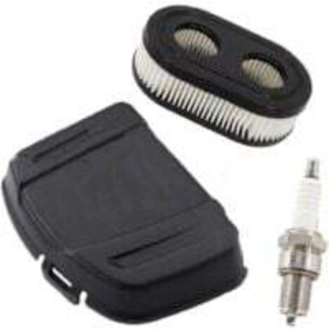 Tapa del filtro de aire con filtro incluido (dos tipos de tapas para este modelo, con dos clips) para cortacésped Briggs & Stratton 650EXI, 675EXI y 675IS. Sustituye a las piezas 594575 y 798452. (1/5)