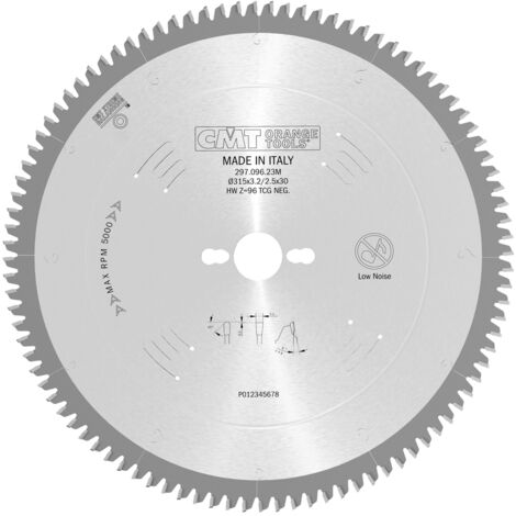 Sierra circular 315x3.2x30 Z:96 tcg -6° CMT