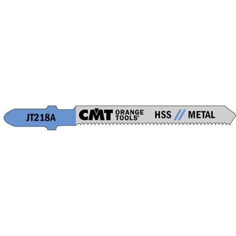 JT218A-5 5 HOJAS DE SIERRA DE CALAR DE HCS PARA METALES CURVADOS Y FINOS 76X1,2X21TPI (1/2)