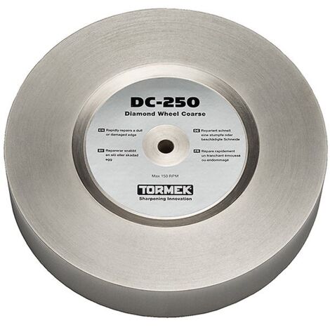 Muela diamante 250mm grano 360 - Enlèvement rápido de acero - Compatible Tormek T - 8 y T - 7 - Afilado de hojas abîmées - DC - 250
