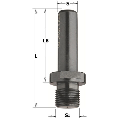 797.127.00 REDUCCIÓN M12X1 CON RACCORD S=12.7X40 L=55 DX