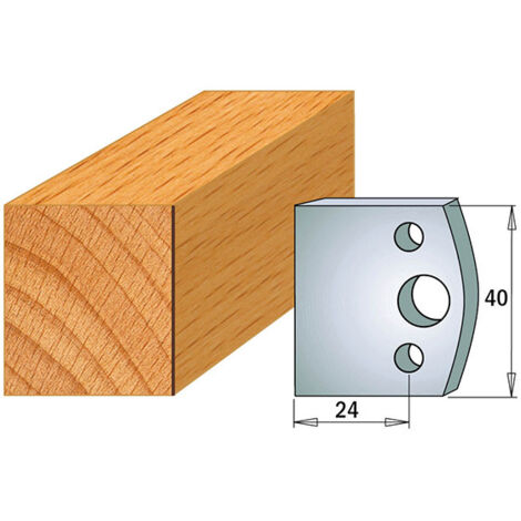 Par cuchillas KSS 40x4mm (serie larga) CMT