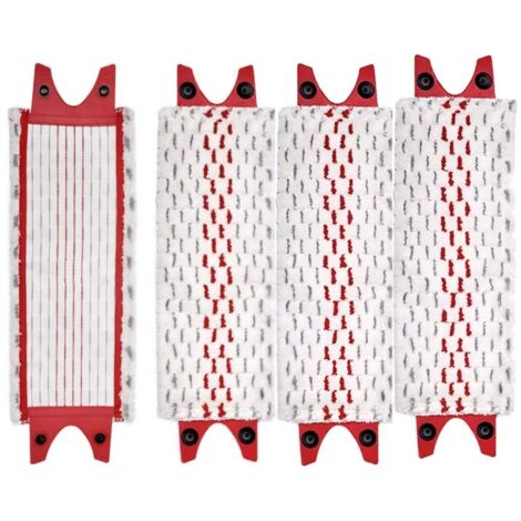 4 Stück kompatibel mit Vileda UltraMax/UltraMaT Ersatzgriff Flachmoppkopf Mopptuch-Zubehör