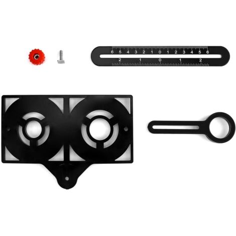 Gunpla 12-seitiges Multiwinkel-Messlineal – Faltbar, Mit Winkelschablone & Bohrlochpositionierer, Für Fliesenleger & Tischler