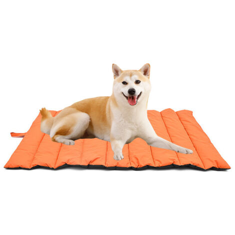 (105 x 70 cm) Große Hunde- und Katzenmatte (kühl und warm), faltbarer Hundekorb, waschbares Hundekissen, antistatisches Outdoor-Hundereisebett, kühlende Hundematratze (1/5)