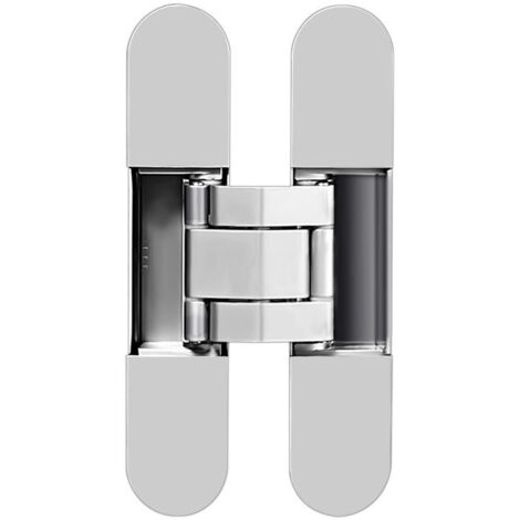 charnière 180° réglable 3D, zamak époxy noir; 1054-U31