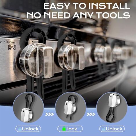 Set Da 5 Manopole Ricambio Forello LG AEZ73453509 &ndash; Per Fornelli A Gas E Barbecue, Acciaio Inox