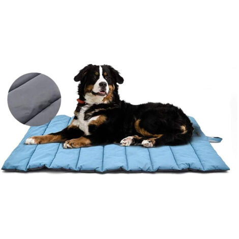 (110 x 68 cm) Esterilla grande para perros y gatos (fresca y cálida), cesta plegable para perros, cojín lavable para perros, cama de viaje antiestática para perros al aire libre, colchón refrescante p (1/5)