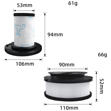Shuimitao 10 Filtri Di Ricambio Lavabili Per Aspirapolvere ZR009007 E X-Force Flex - Compatibili Con TY9879, TY9890, RH9958WO E Modelli Simili