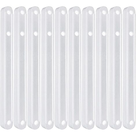 CSPARKV - 5 pares de correderas de plástico para cajones, rieles para cajones, organizadores expandibles, herramientas de almacenamiento para cajones de muebles (180 mm)