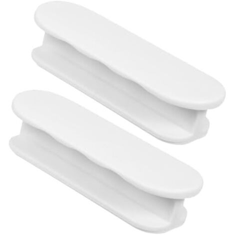 CSPARKV - Paquete de 2 tiradores autoadhesivos para puertas de balcón (9 x 3,2 x 2 cm) (1/5)