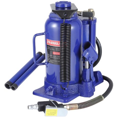 Cric bouteille pneumatique hydraulique – Levage professionnel multi-capacité – Pompe manuelle, usage intensif – 22T, hauteur 26-51 cm – Pour véhicules, camions, remorques, réparations auto, atelier (1/5)