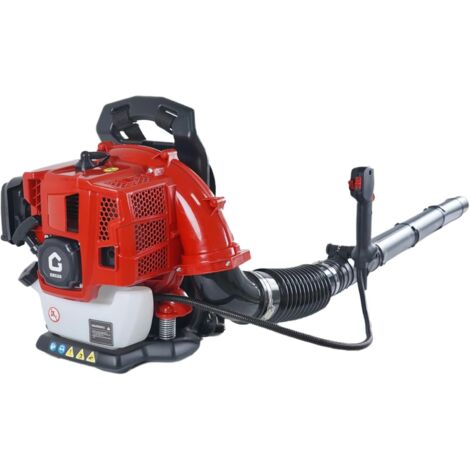 Souffleur de feuilles à gaz à 2 temps, moteur 2,2 HP 52 CC, volume d'air de 780 CFM, vitesse de 270 km/h, design ergonomique, faible vibration et régulateur de vitesse pour l'entretien de la pelouse-r (1/5)