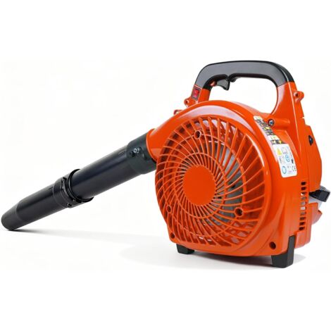 Souffleur à Feuilles à Essence 2 Temps 28 cm³ – 1,1 CV, 490 CFM, 280 MPH – Léger et Compact pour Jardin, Cour et pelouse – Élimine Feuilles, saleté et Neige légère – Démarrage Facile – Orange (1/5)