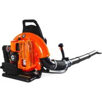 Souffleur de feuilles à gaz à 2 temps, moteur 2,2 HP 52 CC, volume d'air de 780 CFM, vitesse de 270 km/h, design ergonomique, faible vibration et régulateur de vitesse pour l'entretien de la pelouse