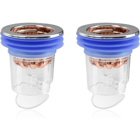 Valve anti-odeur, 2 pièces bouchon de douche anti-odeur, bouchon de douche anti-odeur pour sol de douche, noyau désodorisant pour balcon, siphon de sol de cuisine et de salle de bain