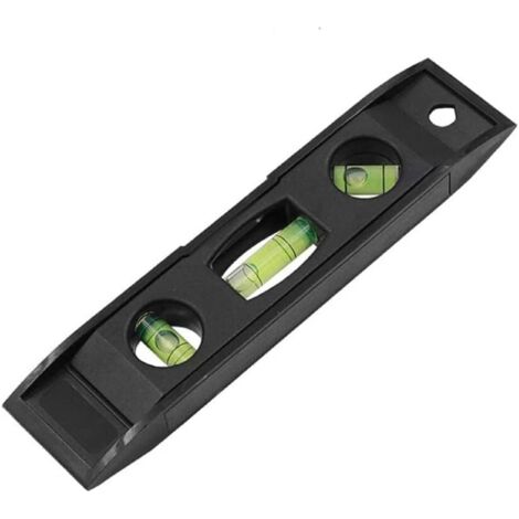 Niveau Compact, outil de mesure de bulle de niveau magnétique à 3 niveaux outil de mesure de niveau ABS et acrylique