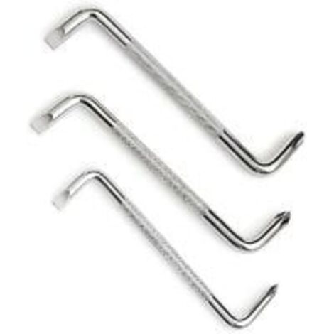 Lot de 3 tournevis décalés avec tournevis à tête plate et magnétique, de type Z avec tournevis cruciforme (1/5)
