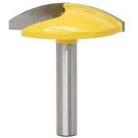Courbé et Horizontale Fraise Avec Tige de 8mm fraise à mouler en carbure - Outils de coupe professionnels du bois(44.2mm)