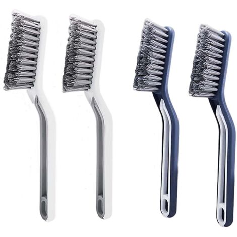 Lot de 4 brosses multifonctionnelles pour couture au sol - Brosse de nettoyage 2 en 1
