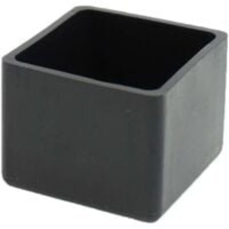 Embouts Bouchons Carrés En Caoutchouc - 25mm - Pour Chaises, Tables, Pieds De Meubles