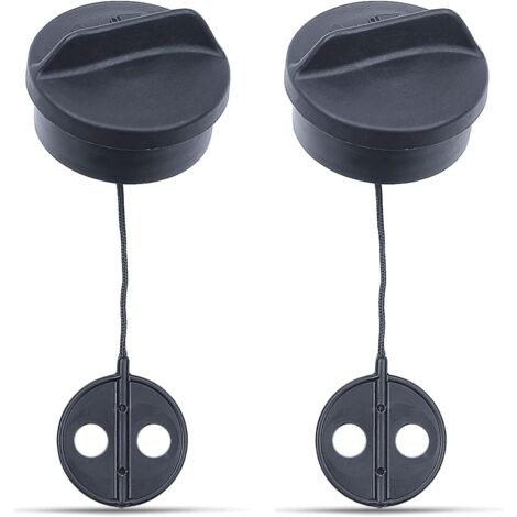 2 Pièces Bouchon de Réservoir pour STIHL FS38 FS45 FS55 FS56 FS80 FS81 FS85 FS88 FS120, AUMEL Bouchon Essence de Débroussailleuse Bouchon de Réservoir Rechange Pièces Détachées