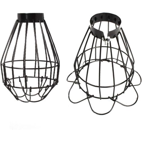 Housse de Lampe chauffante pour Reptile,Abat-Jour Chauffant pour Reptiles - Garde de Chauffage de Reptile de Fil de Fer, Couverture de Maille de Lampe Anti-échaudure pour Terrarium (1/5)